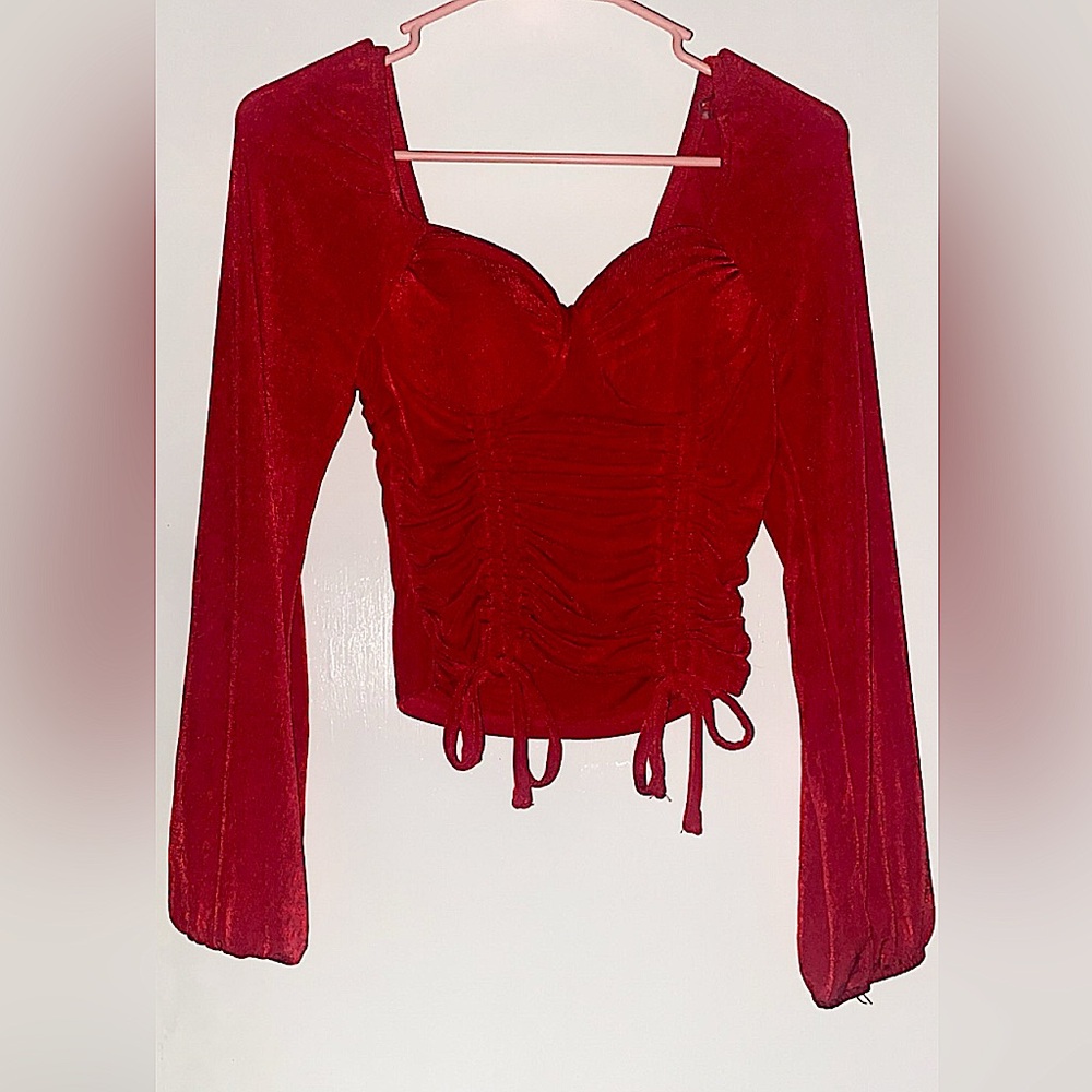 Women’s Ruched long sleeve shirt
